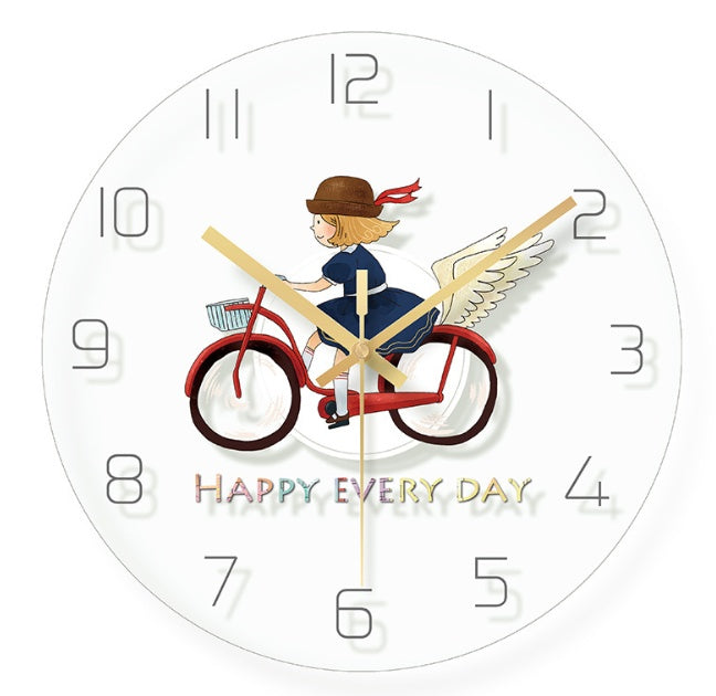 Bedroom Room Cartoon Wall Clock