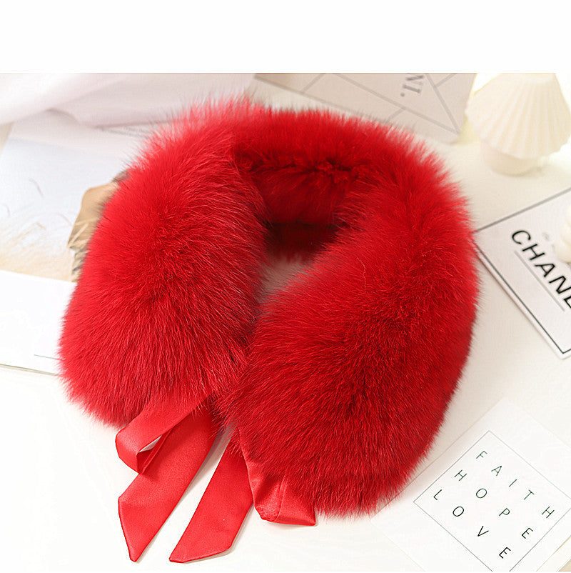 Ladies Winter Detachable Fur Collar