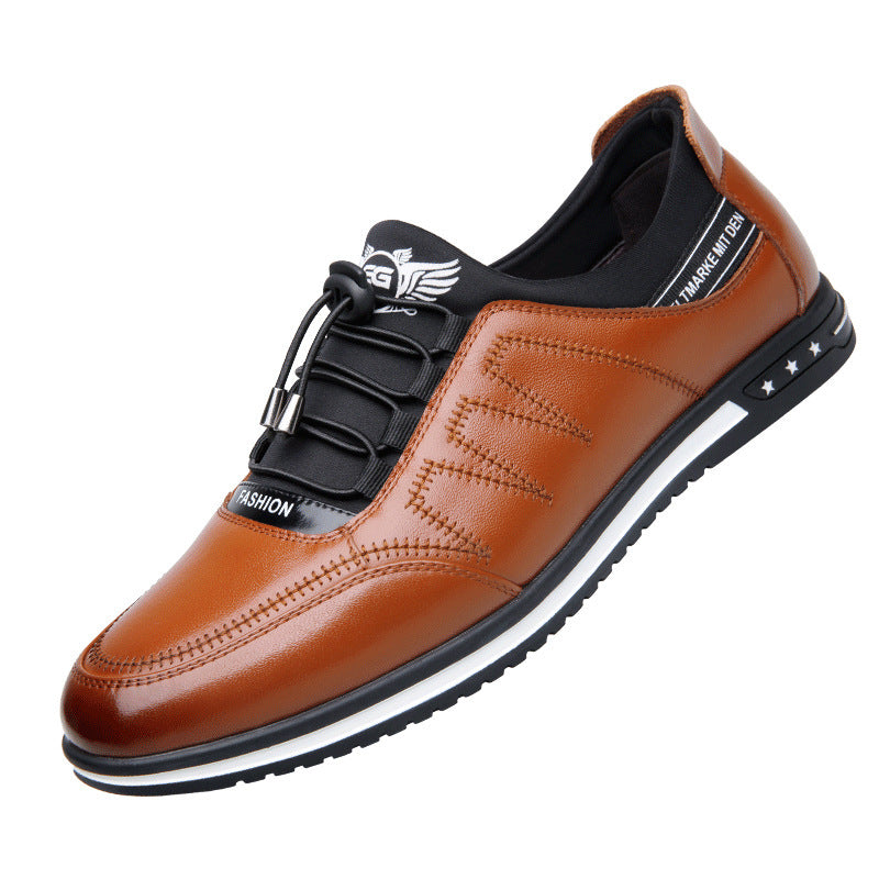 Fashionable youth leather men's shoes