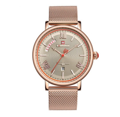 Thin Mesh Quartz Watch