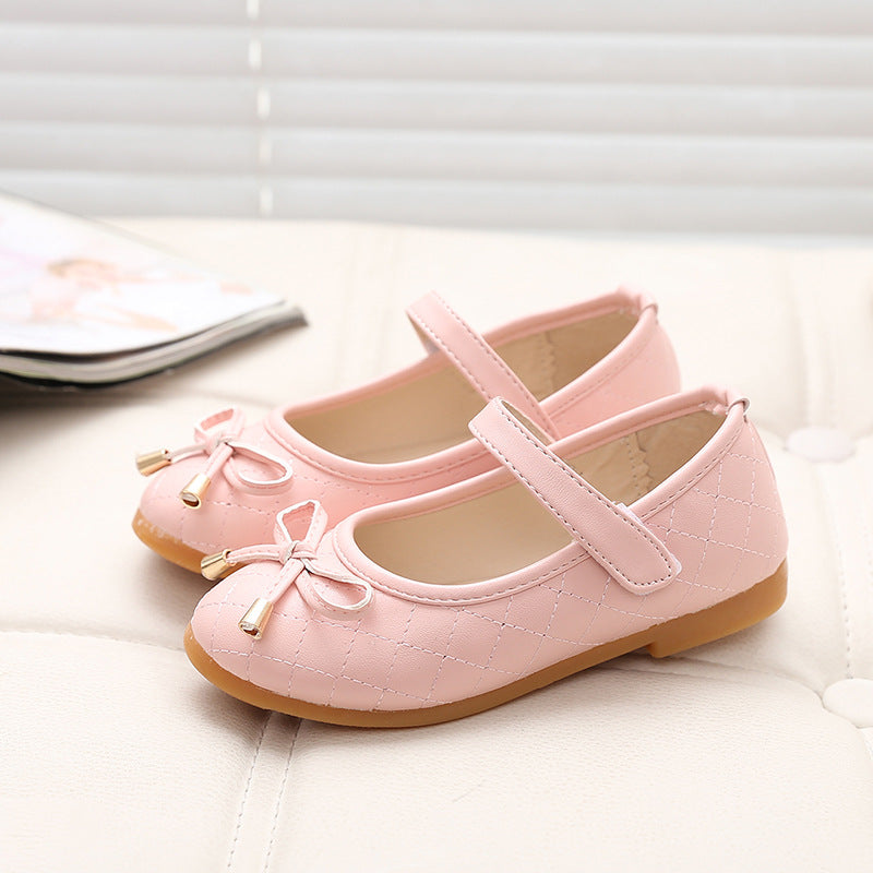 Girls' Single Shoes Spring New Korean Style Princess Shoes