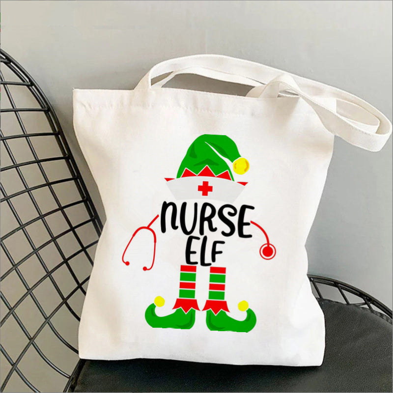 Nursing Printed Canvas Bag