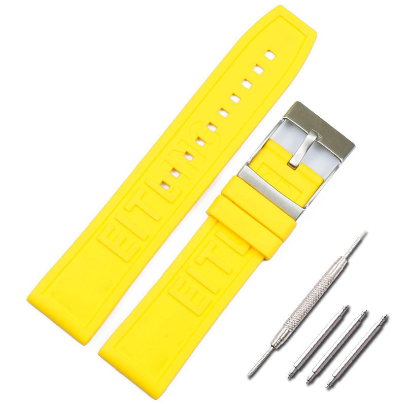 Waterproof silicone strap