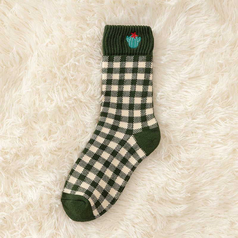 Women Terry Socks Thickened In Winter