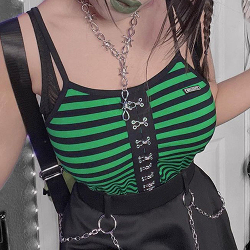 Spice Girl Dark Street Striped Sling