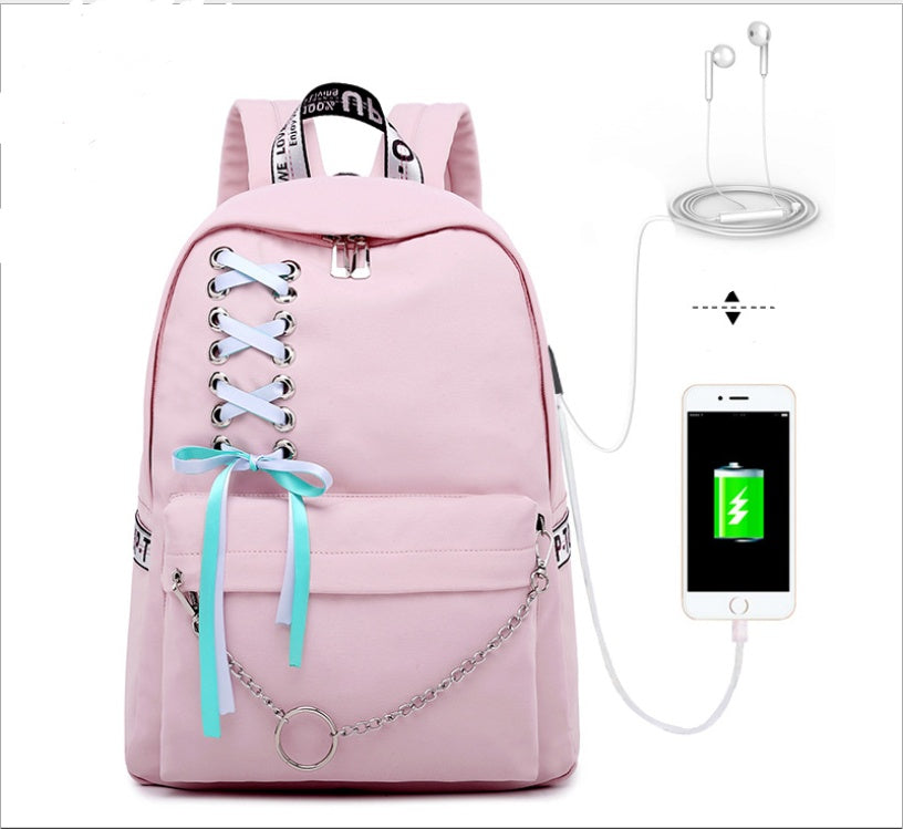 Charging backpack