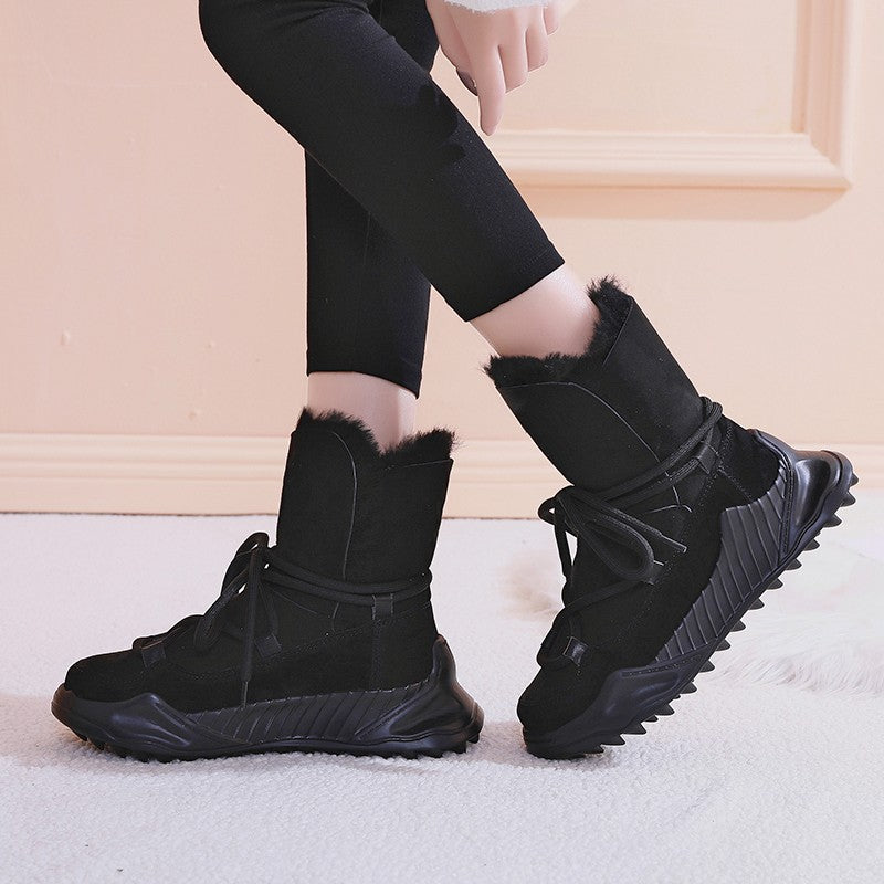 Snow Boots Are Thin, Non-Slip, Thick, Waterproof And Warm