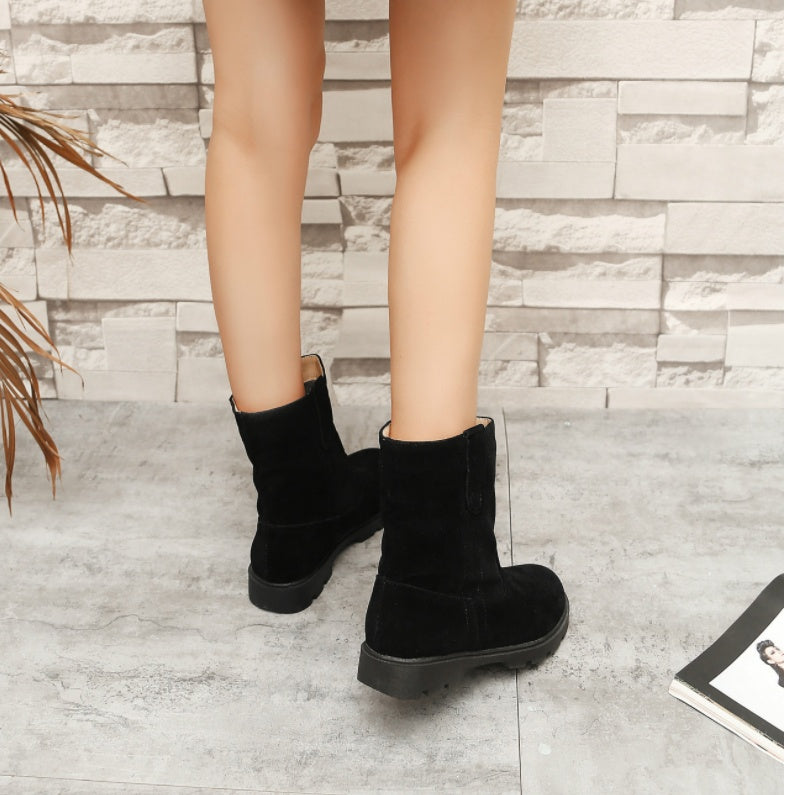 Women's frosted short boots