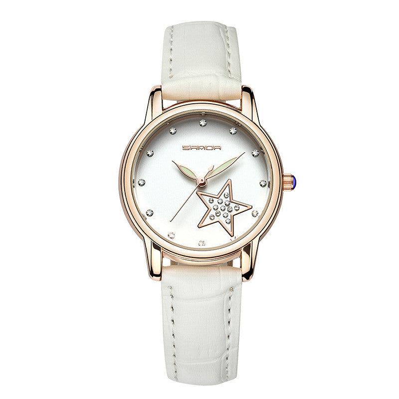 Waterproof quartz watch