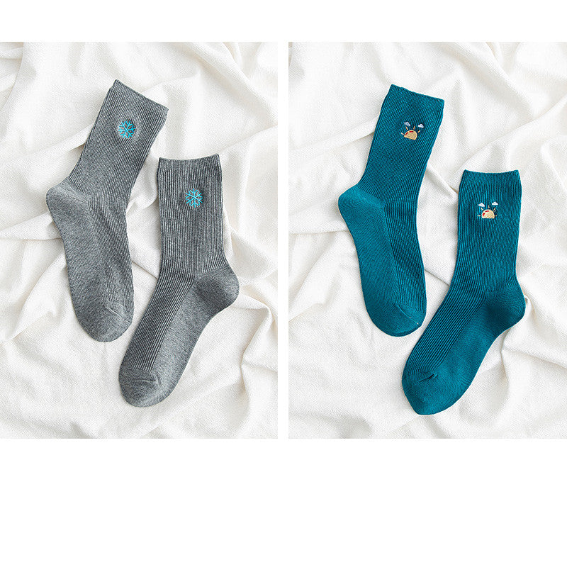 Pile socks in the middle