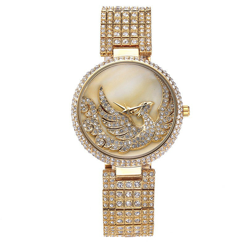 Phoenix bird full drill watch
