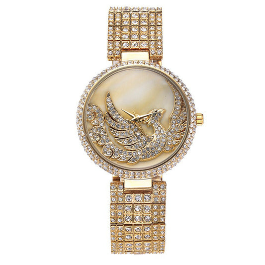 Phoenix bird full drill watch