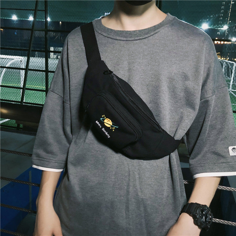 Printed canvas belt