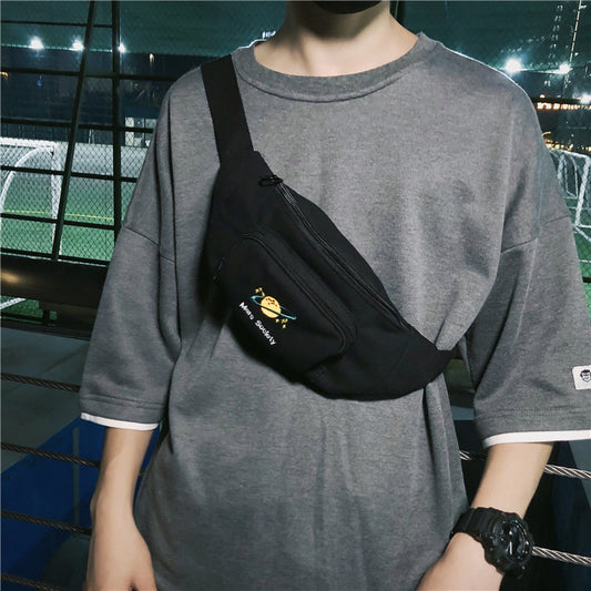 Printed canvas belt