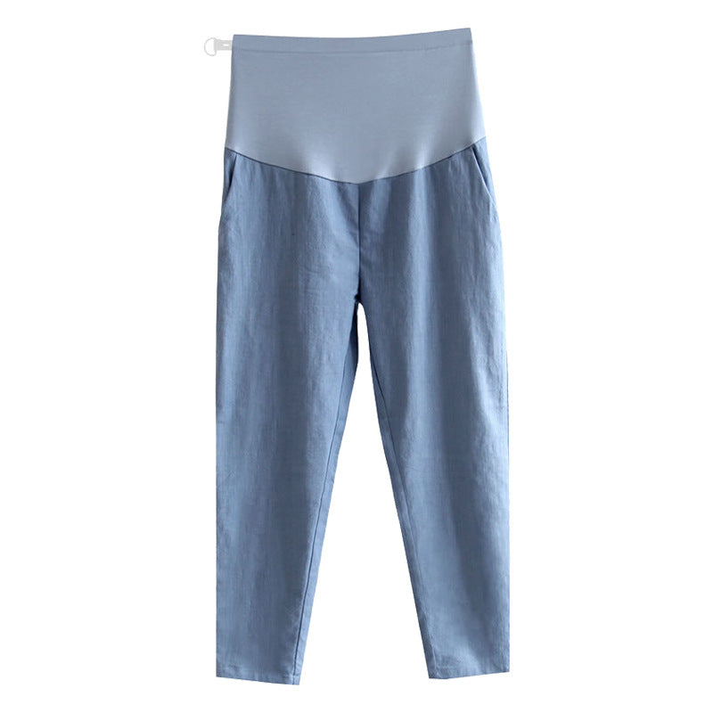 Chao mom cotton and linen pants
