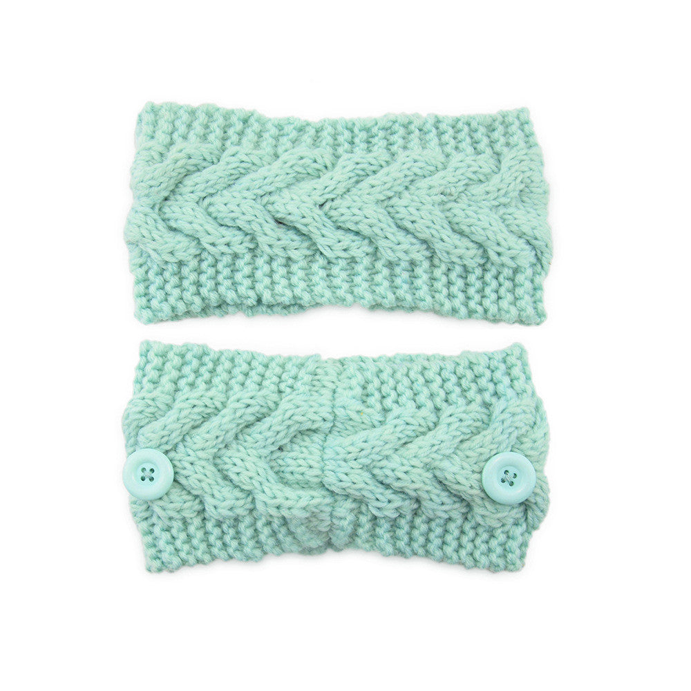 Knitted twist headband