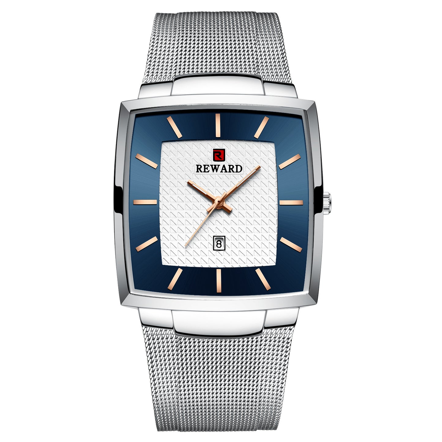 Square personality business men's watch