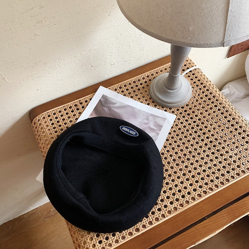 Women's Spring And Summer All-match Breathable Letter Beret