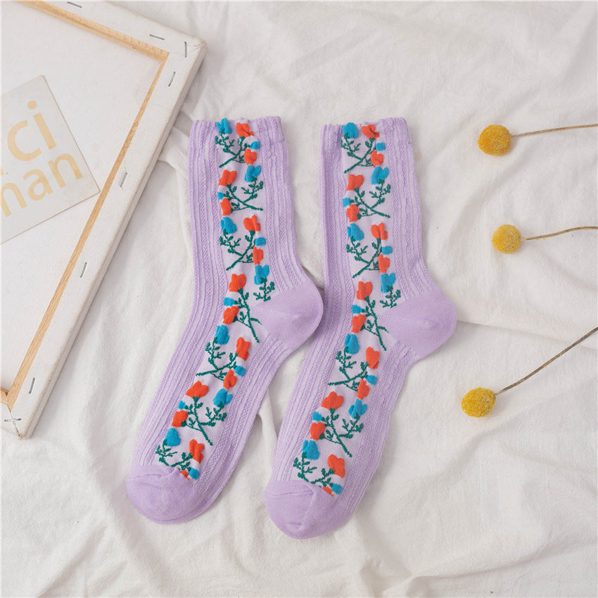 Thin Lolita twist medium sock