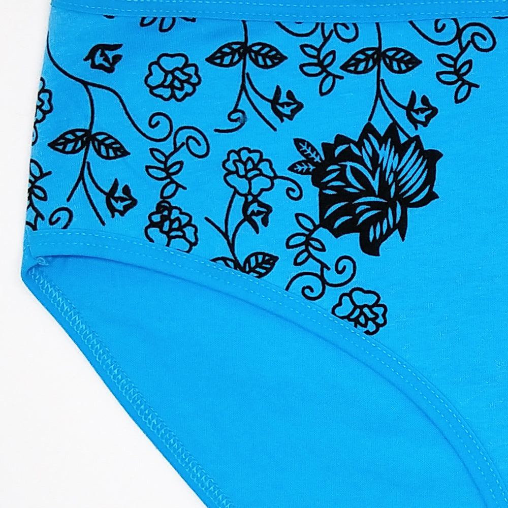 Women's floral print briefs