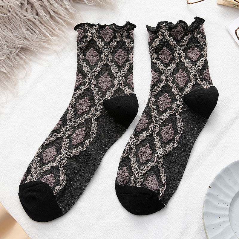 Women's socks Japanese pure cotton