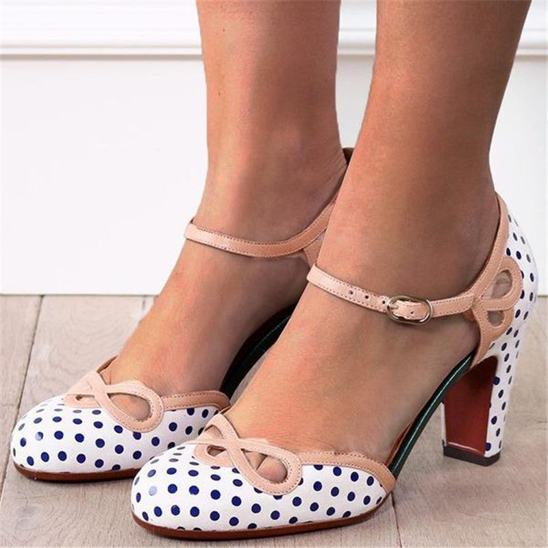 Polka dot sandals