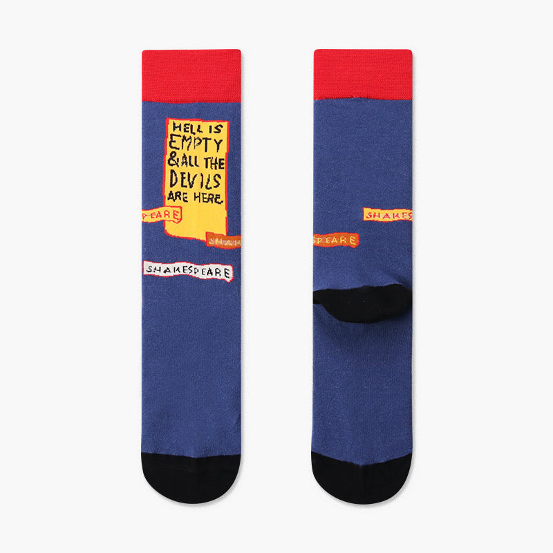 Patterned ladies socks