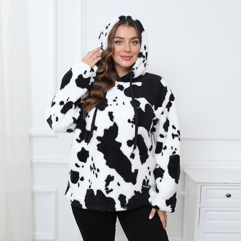 Women's Plus Size Hoodie Pullover