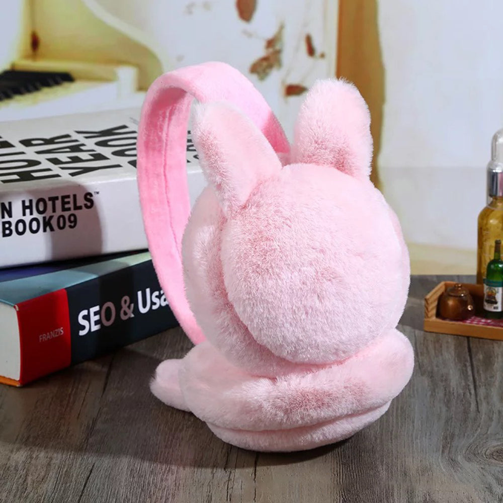Creative Children's Folding Rabbit Ears Earmuffs Cartoon