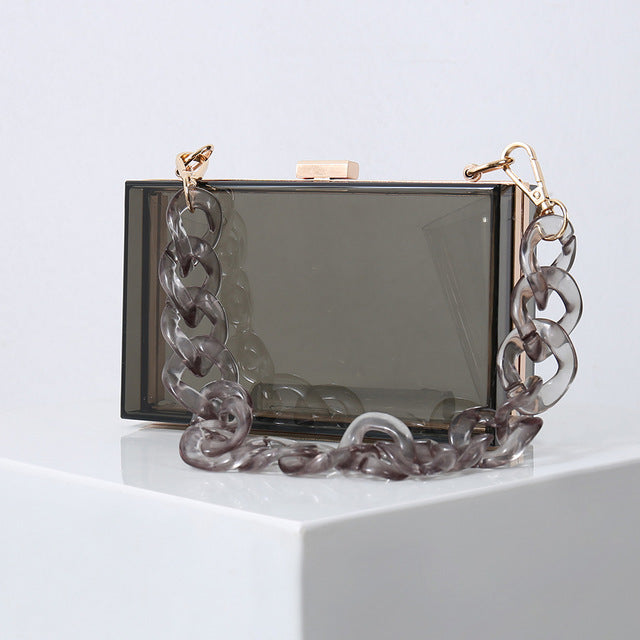 Underarm jelly chain bag
