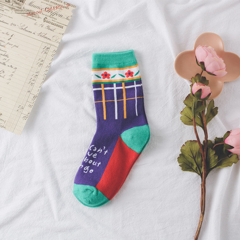 Japanese socks children autumn and winter