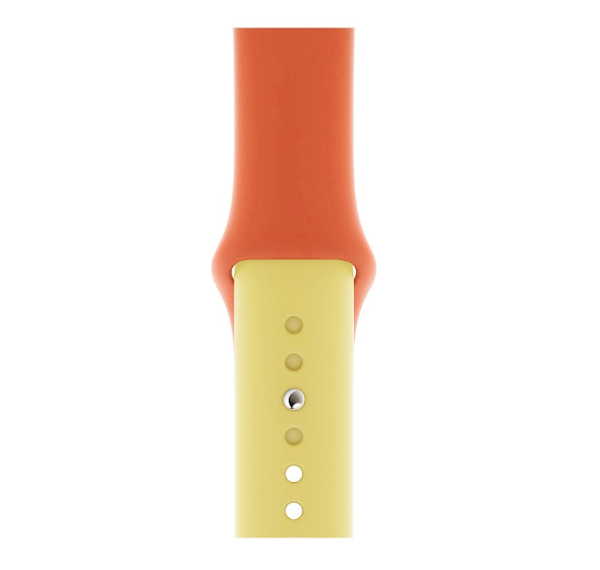 Monochrome mix and match silicone strap
