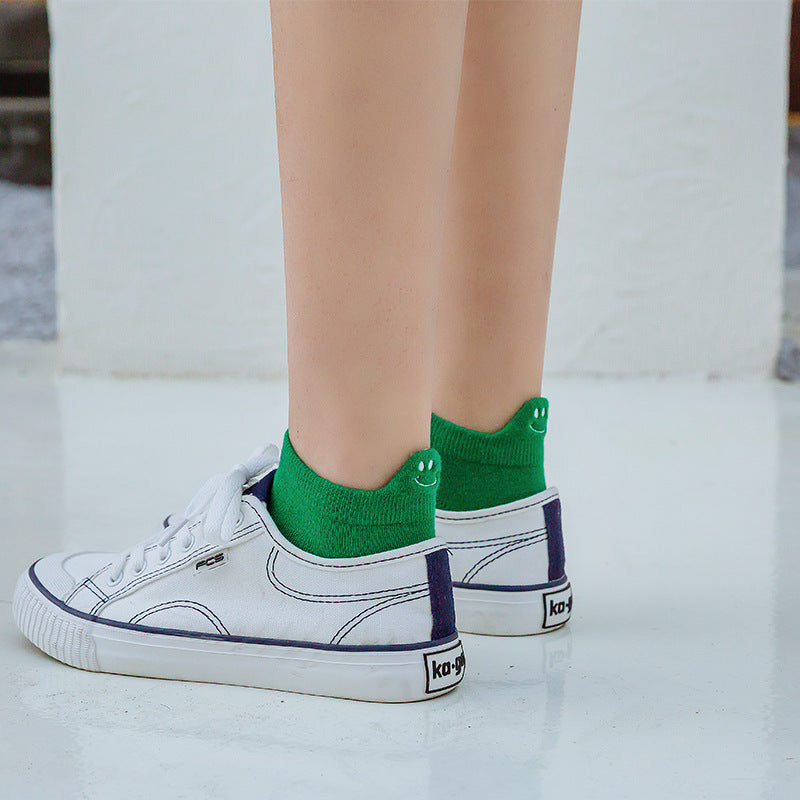 Women's embroidered ear socks