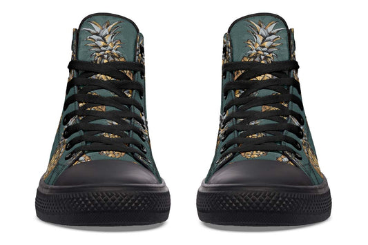 Printed Couple High-top Canvas Shoes