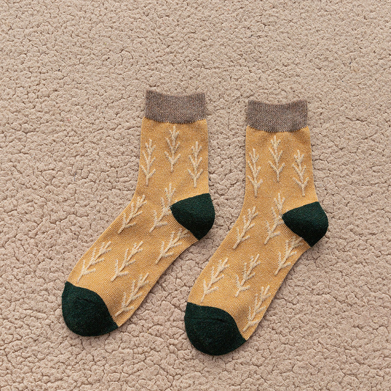 Women's thick tube socks