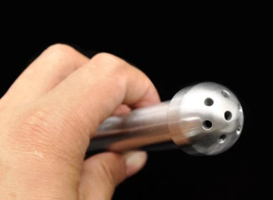 Stainless steel flush anal plug