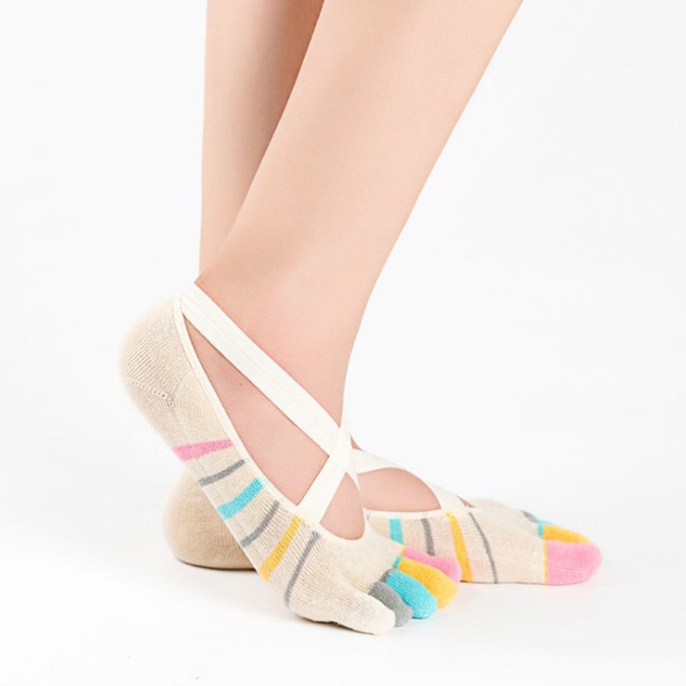 Cotton silicone non-slip boat socks
