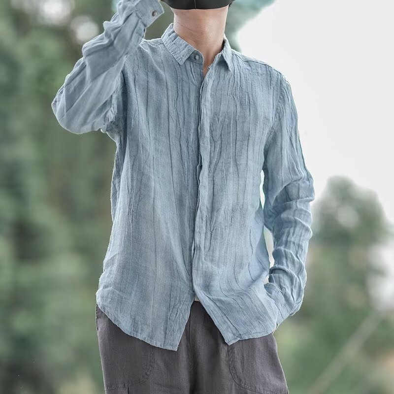 Mens Casual Niche Personality-driven Shirt Jacket