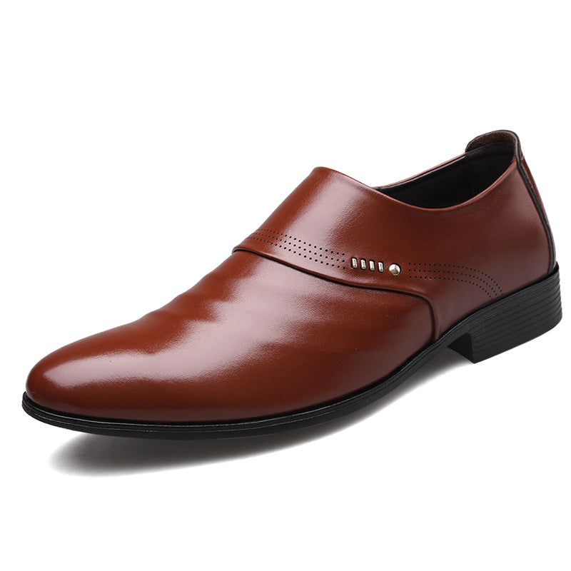 Casual Pointed Toe Leather Shoes Men