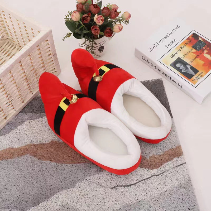 Christmas Parent-child Home Cotton Slippers