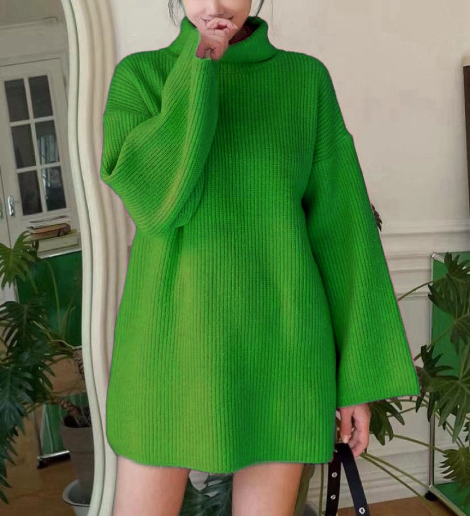 Women's High Neck Sweater