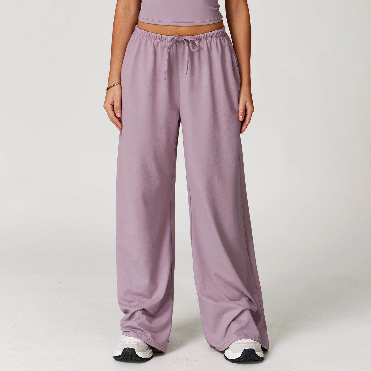 Brushed Trousers Pendant Wide Leg Loose Casual Pants For Women