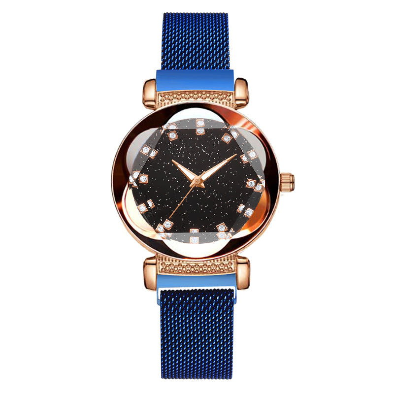 Niche, Vibrato, The Same Watch, Starry Sky Magnet Watch, Rose Gold Watch Head, Big Diamond