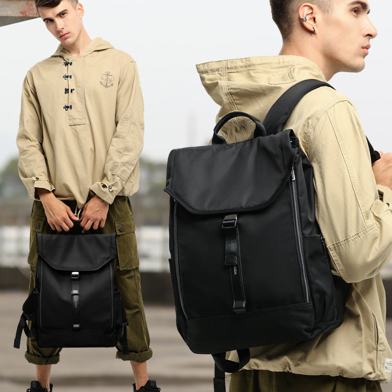Backpack Computer Oxford Cloth Men's Travel Backpack Simple College Student School Bag