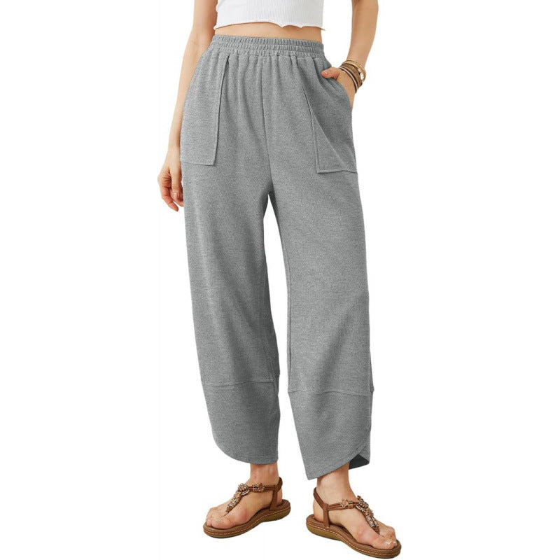 Trendy Cropped Pants For European And American Women