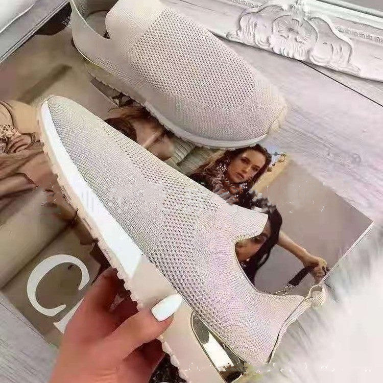 Flying Woven Soft Sole Mesh Sneakers
