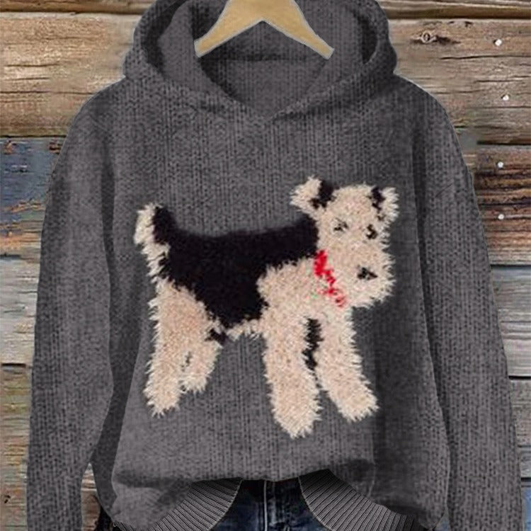 Digital Printing Men's Hoodie Heartbeat Pattern Hooded Sweater