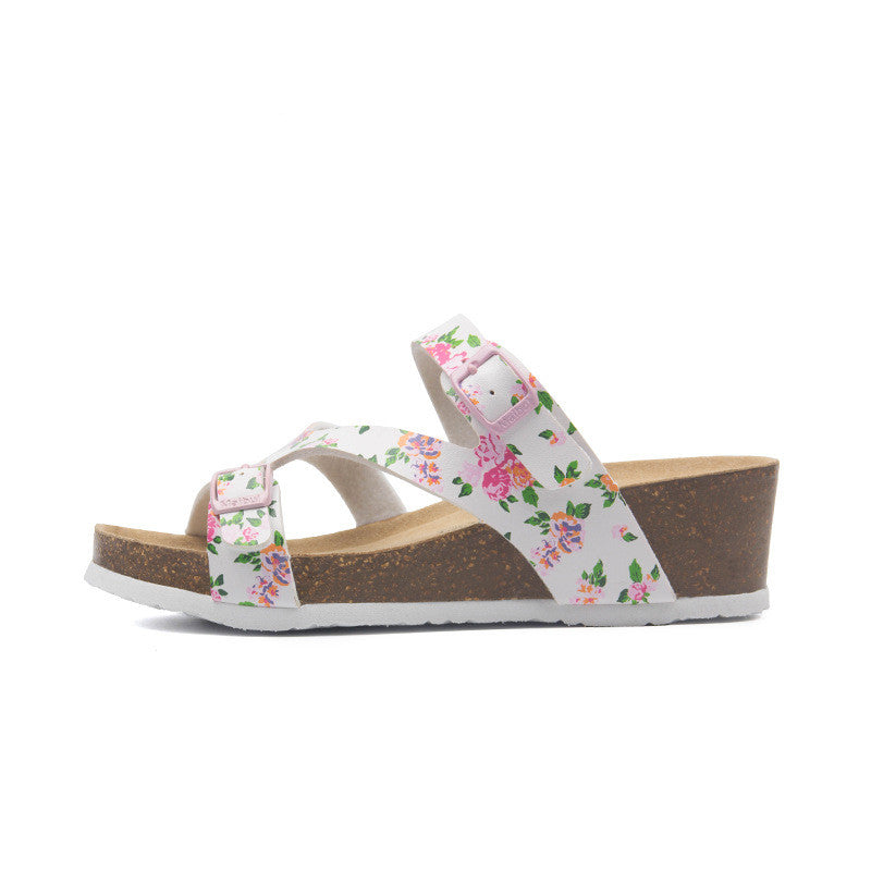 Increase Outdoor Beach Slope With Cork Slippers High Heels