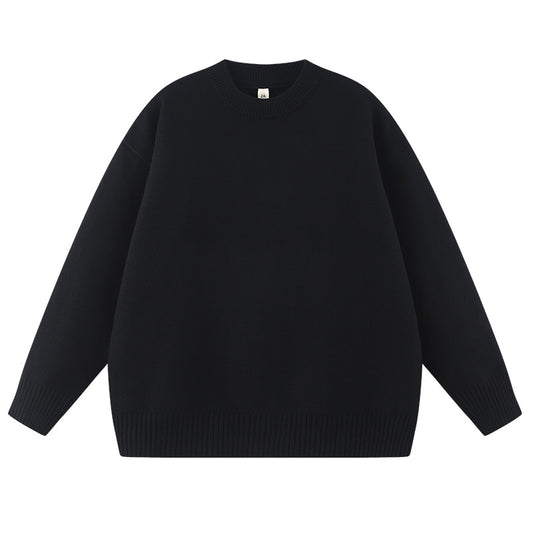 Women's Autumn And Winter Solid Color Loose Sweater