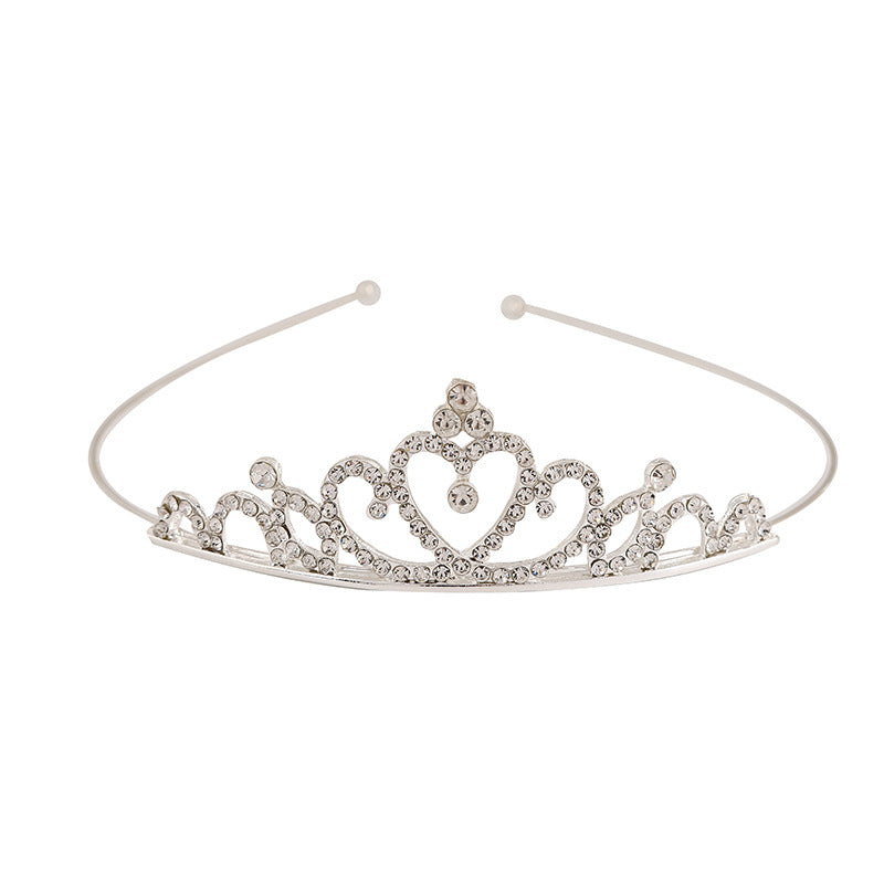 Children's Rhinestone Three-dimensional Crown Headband